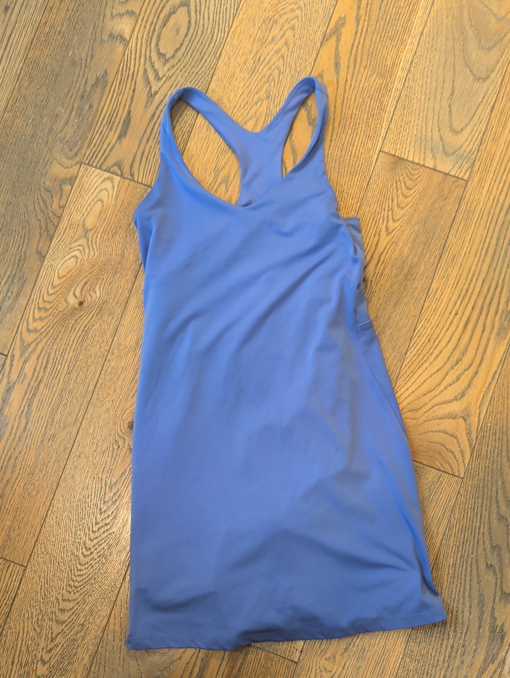 girlfriend collective Periwinkle Racerback Athletic Dress
